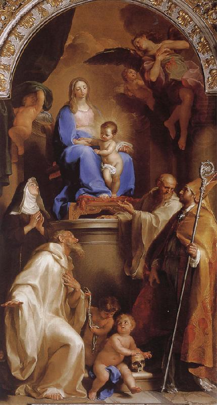 Pompeo Batoni The Virgin and Child with real Fupiyeluo, Kasituola, Ford, Rudolf china oil painting image